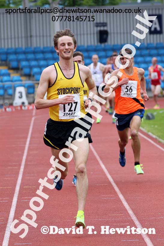 Mens  senior 5000 metres, Northern Senior and Under-20s Track and Field Champs., Manchester. Photo: David T. Hewitson/Sports for All Pics